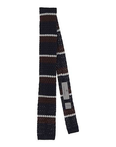 CANALI Ties and bow ties Midnight blue 100% Silk