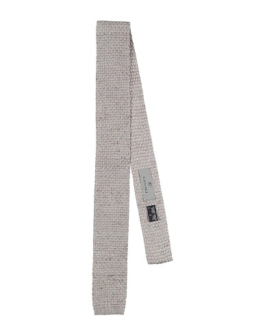 CANALI Cravatte e papillon Tortora 57% Seta, 43% Lino