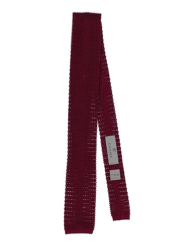 CANALI Ties and bow ties Brick red 57% Silk, 43% Linen