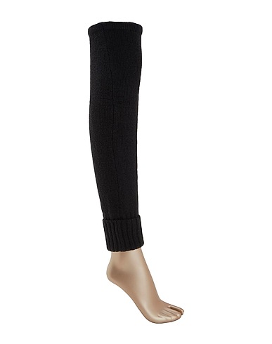 8 by YOOX Other accessory WOOL BLEND LONG STRAIGHT LEG WARMERS
 Black 40% Wool, 40% Recycled wool, 19% Recycled polyamide, 1% Elastane