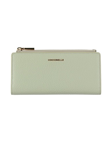 COCCINELLE Wallet Light green Leather