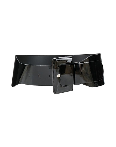 ANIYE BY High-waist belt Black Soft Leather