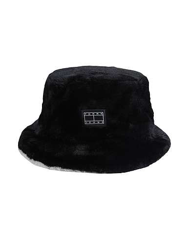 TOMMY JEANS Mützen & Hüte Schwarz 100% Polyester