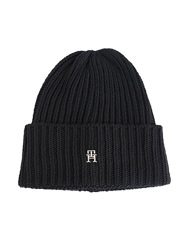 TOMMY HILFIGER 帽子 ブラック ナイロン 35% / ウール 31% / レーヨン 29% / カシミヤ 5%