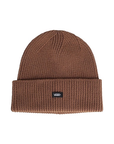 VANS Hat Brown 99% Polyester, 1% Elastane