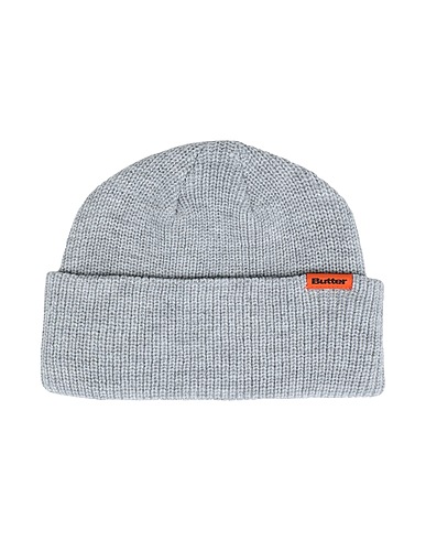 BUTTER GOODS Hat Tall Wharfie Beanie
 Light grey 100% Acrylic