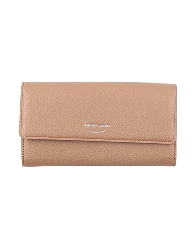 EMPORIO ARMANI Portafoglio Nocciola Fibre tessili