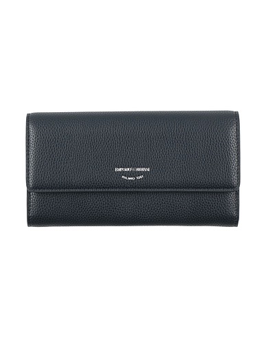 EMPORIO ARMANI Portafoglio Blu notte Fibre tessili