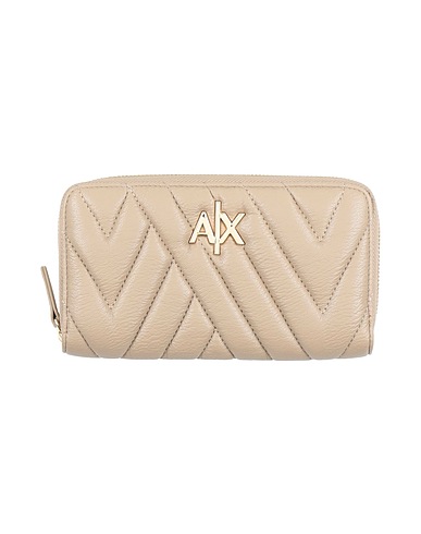 ARMANI EXCHANGE Wallet Taupe 100% Polyester, Polyurethane