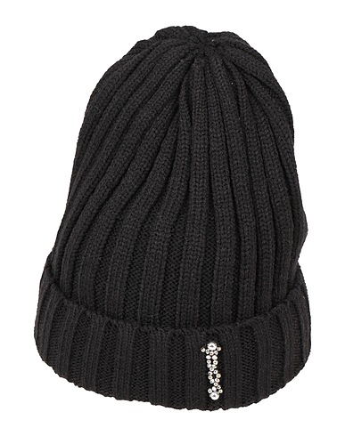 BARBARAS® Cappello Nero 50% Lana, 50% Acrilico