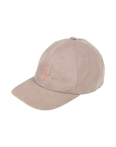 BRUNELLO CUCINELLI Hat Taupe 100% Cotton