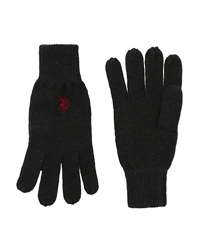 U.S.POLO ASSN. Gloves Charcoal 70% Acrylic, 30% Wool