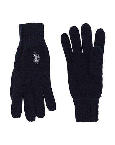 U.S.POLO ASSN. Guanti Blu notte 70% Acrilico, 30% Lana