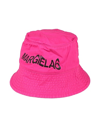 MM6 MAISON MARGIELA Hat Magenta 100% Cotton