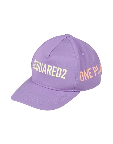 DSQUARED2 Hat Lilac 100% Cotton