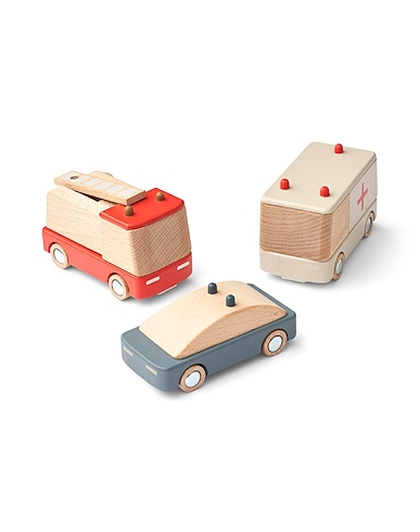 LIEWOOD Cars, trains, plannes & Co Sand Beech wood