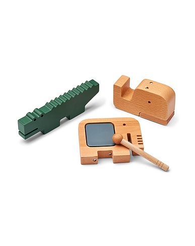 LIEWOOD Musical toys Dark green Beech wood