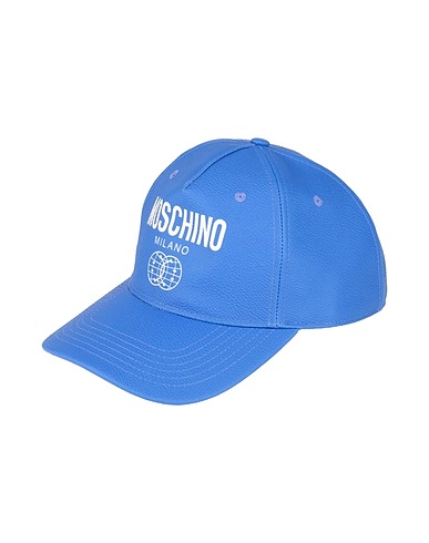 MOSCHINO Hat Light blue 63% Polyurethane, 24% Polyester, 13% Cotton