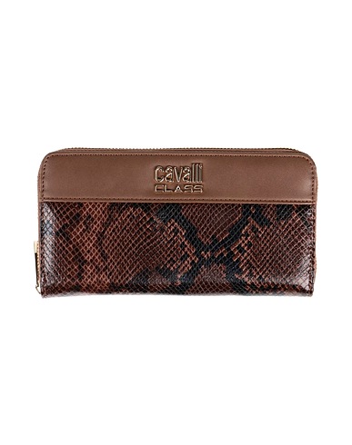 CAVALLI CLASS Portafoglio Marrone Fibre tessili