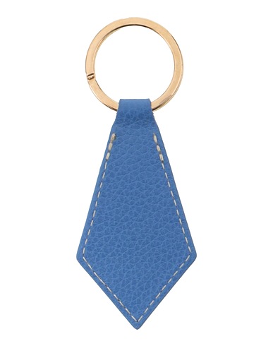 SPORTY & RICH Key ring Blue Leather