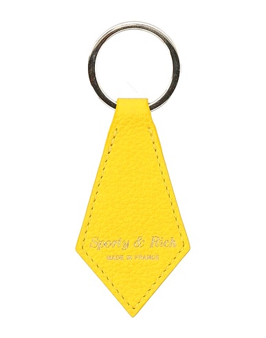 SPORTY & RICH Portachiavi Giallo Pelle
