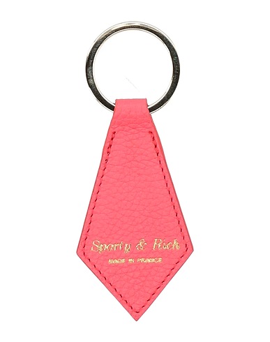 SPORTY & RICH Key ring Coral Leather