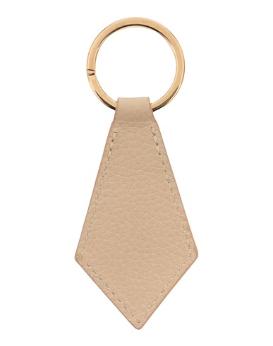 SPORTY & RICH Portachiavi Beige Pelle