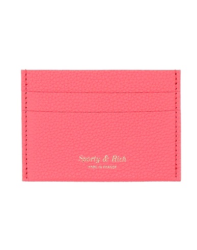 SPORTY & RICH Small Leather Goods Coral Leather
