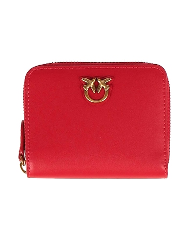 PINKO Wallet Red Calfskin