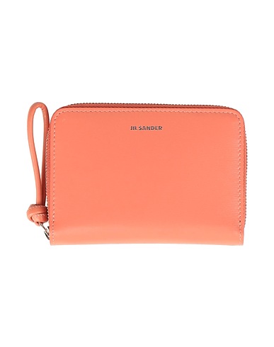 JIL SANDER Wallet Salmon pink Calfskin