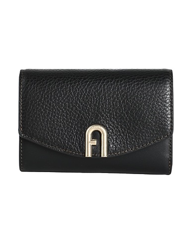 FURLA Wallet FURLA PRIMULA M COMPACT WALLET
 Black 100% Leather