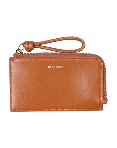 JIL SANDER Wallet Tan Calfskin
