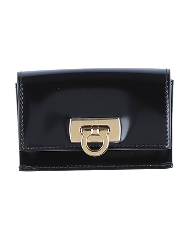 FERRAGAMO Wallet PORTACARTE
 Black Calfskin