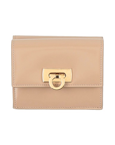 FERRAGAMO Portafoglio Nocciola Pelle di vitello