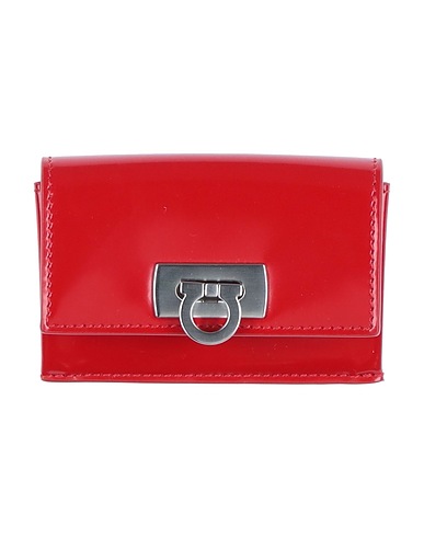 FERRAGAMO Small Leather Goods Red Calfskin