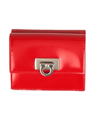 FERRAGAMO Wallet Red Calfskin