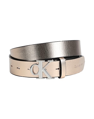 CALVIN KLEIN JEANS Regulärer Gürtel  Gold 100% Polyurethan