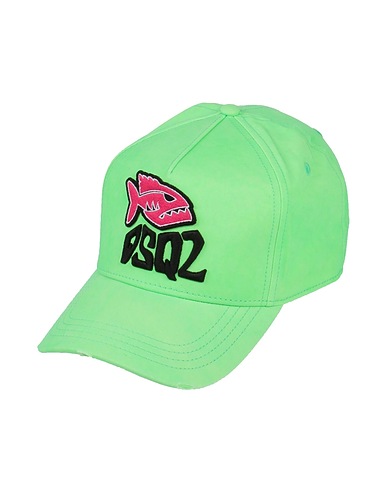 DSQUARED2 Mützen & Hüte Limettengrün 100% Baumwolle