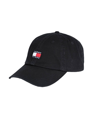 TOMMY JEANS Sombrero Negro 100% Algodón