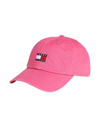 TOMMY JEANS 帽子 ピンク コットン 100%
