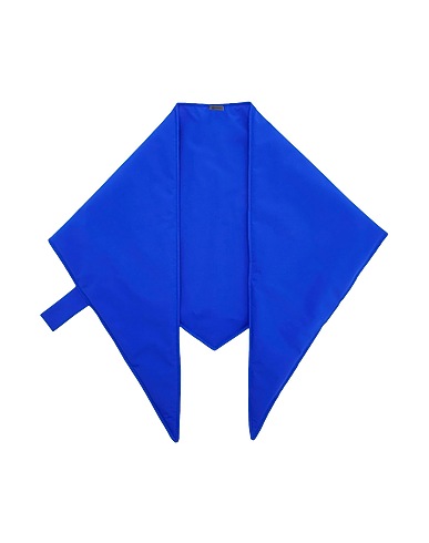 8 by YOOX Scarves and foulards PADDED FOULARD
 Bright blue 100% Polyamide