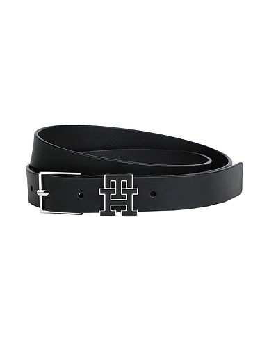 TOMMY HILFIGER Gürtel Schwarz 100% Büffelleder