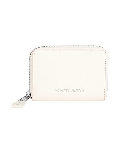 TOMMY JEANS Wallet Ivory 100% Polyurethane