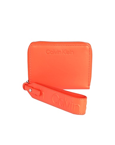 CALVIN KLEIN Wallet Orange 51% Recycled polyester, 49% Elastane