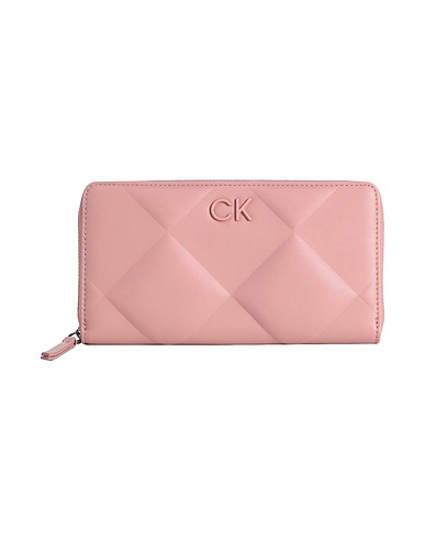 CALVIN KLEIN Wallet Antique rose 51% Recycled polyester, 49% Polyurethane