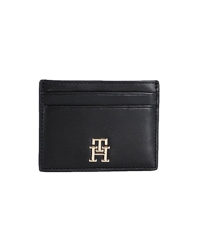 TOMMY HILFIGER Small Leather Goods Black 100% Polyurethane