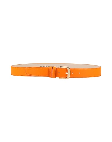 LIU •JO Belts Orange 50% Polyurethane, 50% Polyester