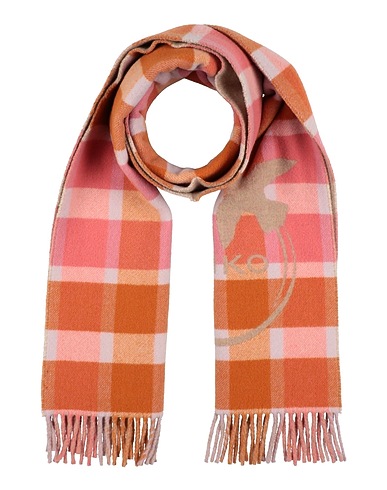 PINKO Scarves and foulards Pink 100% Wool