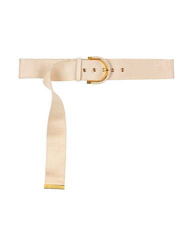 ELISABETTA FRANCHI Belts Off white Textile fibers