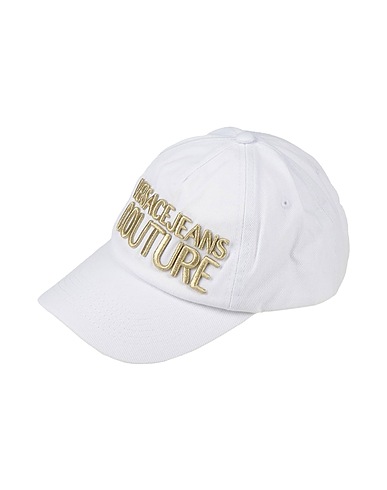 VERSACE JEANS COUTURE 帽子 ホワイト コットン 100%